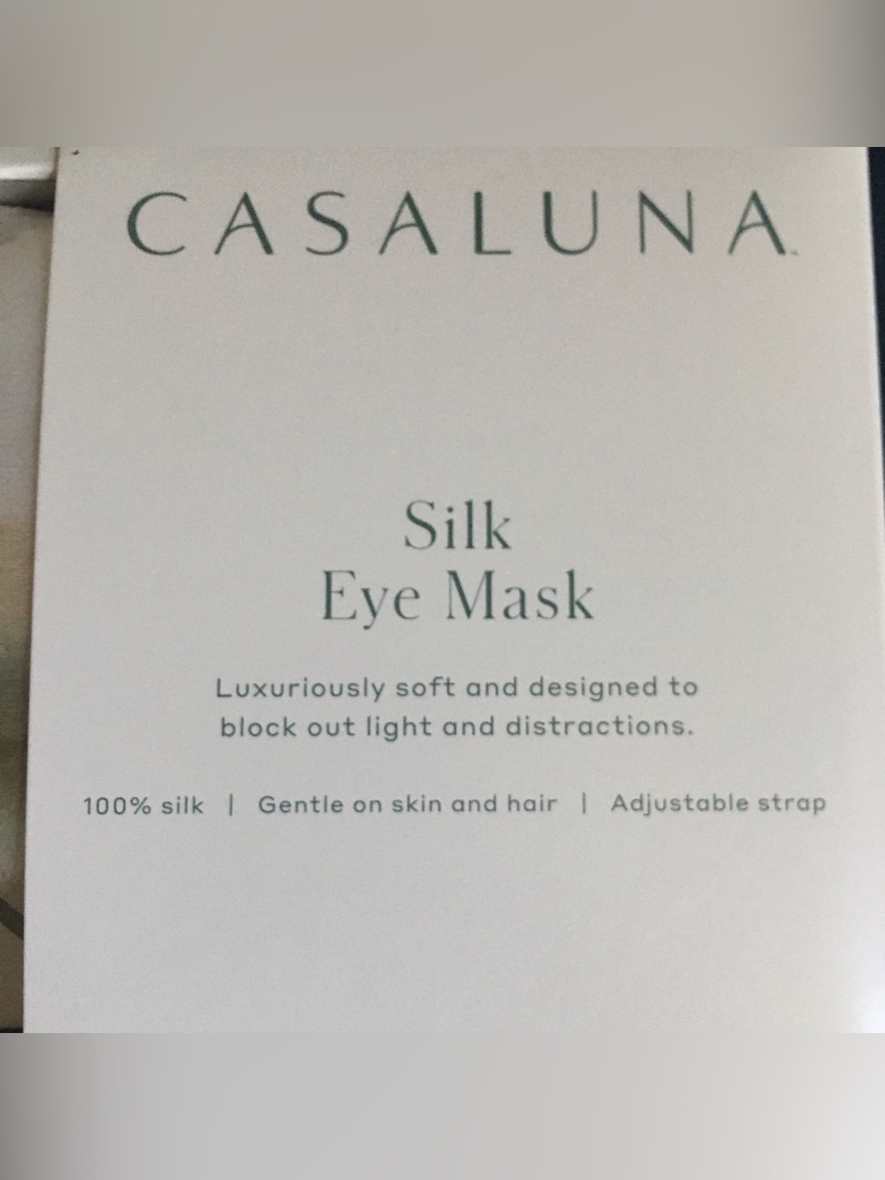 NIB Target Casaluna Silk Pillowcases with eye mask in Green Watercolor - Picture 11 of 13